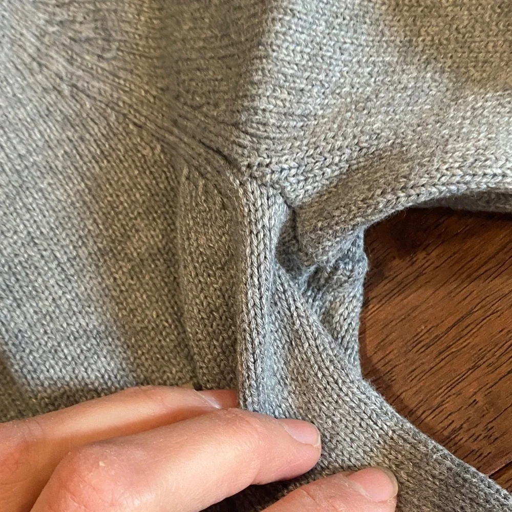 J. Crew Heather Gray Crewneck Sweater
